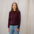 Vrenja, Klassischer Strickpullover aus Biobaumwolle, Traube