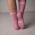 Vresh Verliebt - Tennis Socken aus Biobaumwoll-Mix, Rosa