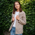 Vridolina - Blazer aus Biobaumwolle, Beige