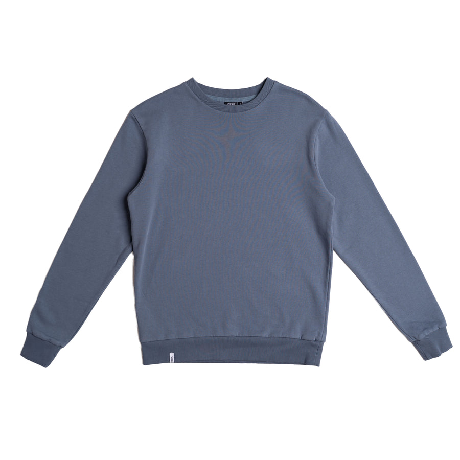 Vritz - Regular Fit Sweater aus Biobaumwolle, Rauchblau