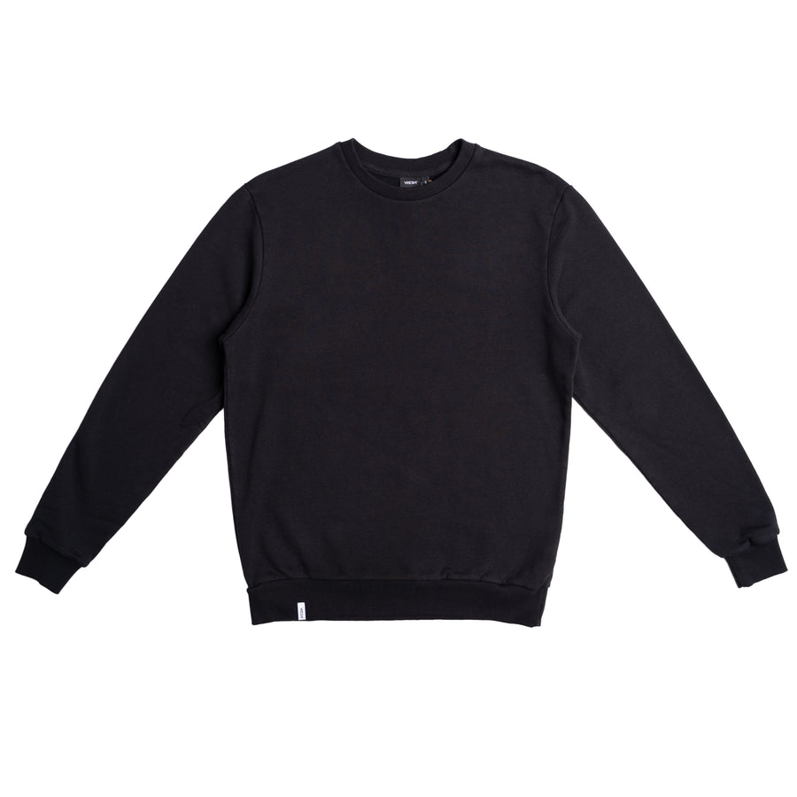 Vritz - Regular Fit Sweater aus Biobaumwolle, Schwarz