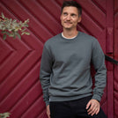 Vritz - Regular Fit Sweater aus Biobaumwolle, Tannengrün