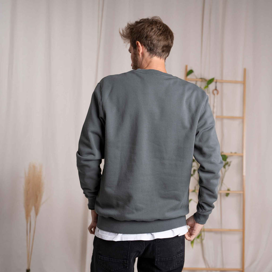 Vritz - Regular Fit Sweater aus Biobaumwolle, Tannengrün