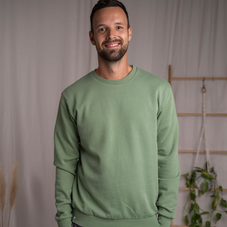 Vritz - Regular Fit Sweater aus Biobaumwolle, Grün