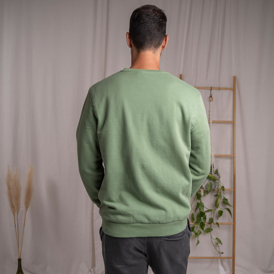 Vritz - Regular Fit Sweater aus Biobaumwolle, Grün