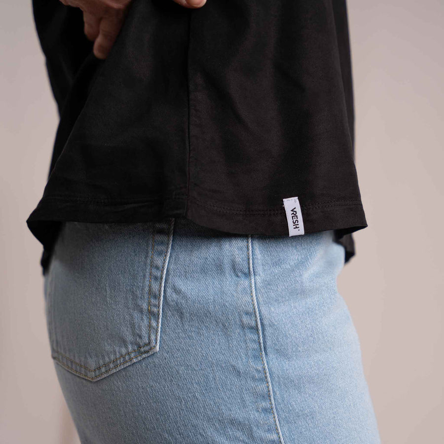 Vuchsia - Trägertop aus Tencel, Schwarz