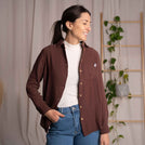 Vyllin - Musselin Hemd aus Biobaumwolle, Weinrot