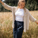 Vyllin - Musselin Hemd aus Biobaumwolle, Beige