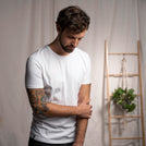 Vinn - Classic Fit T-Shirt aus Biobaumwolle, Weiß