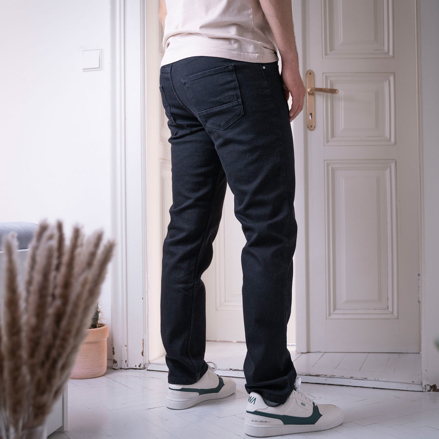 Valco - Regular Jeans aus Biobaumwoll-Mix, Schwarz