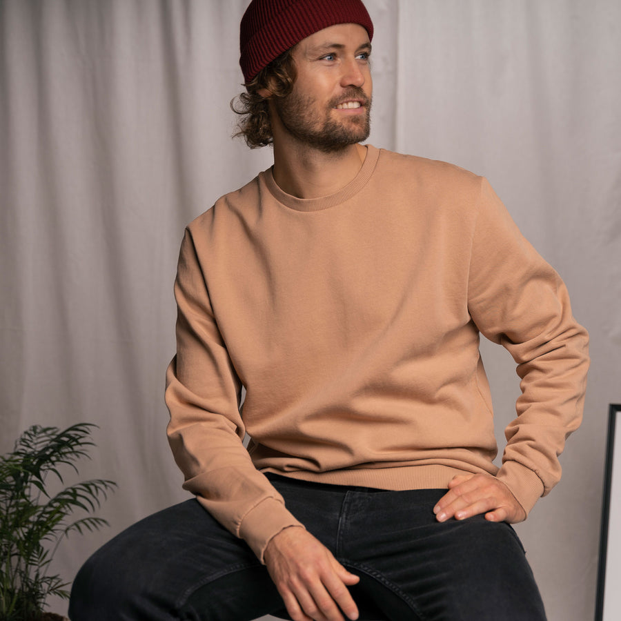 Vritz - Sweater aus Biobaumwolle, Beige